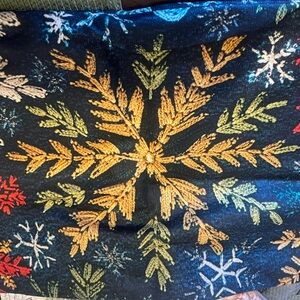 Two rectangle 20x12 embroidered LOOK only throw pillow covers ONLY